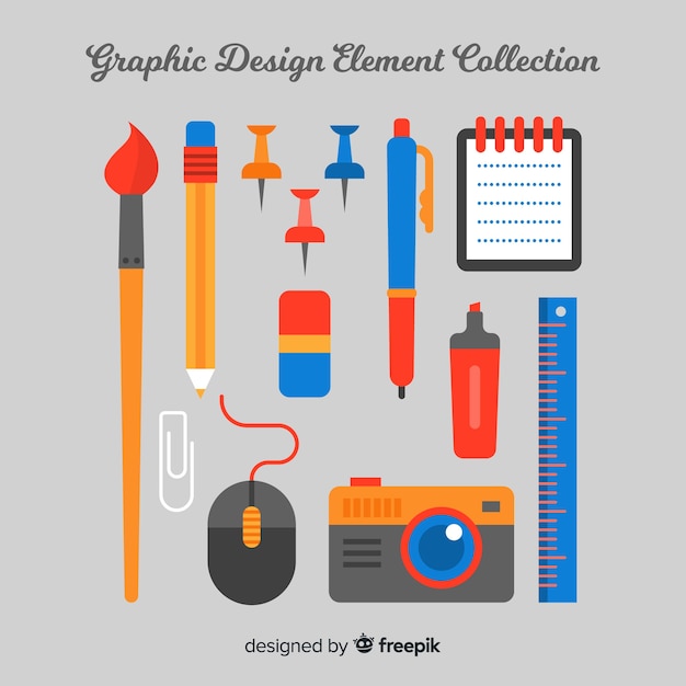 Vecteur gratuit collection d&#39;éléments de design graphique