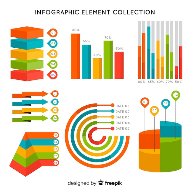 Collection d&#39;éléments infographiques