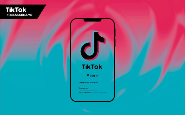 Contexte moderne pour TikTok