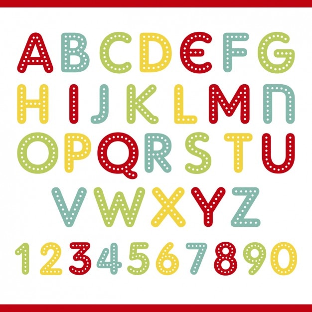 couleurs alphabet