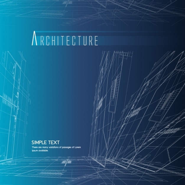 Vecteur gratuit design architecture d&#39;arrière-plan