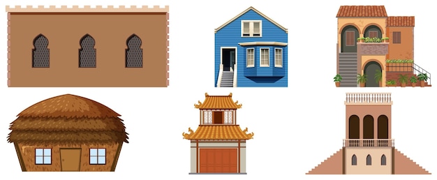 Différentes conceptions de bâtiments à travers le monde