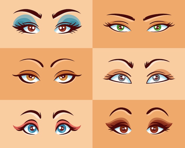 Ensemble Yeux Femmes