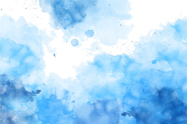 Fond bleu aquarelle