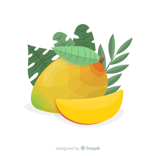 Fond de mangue dessiné à la main