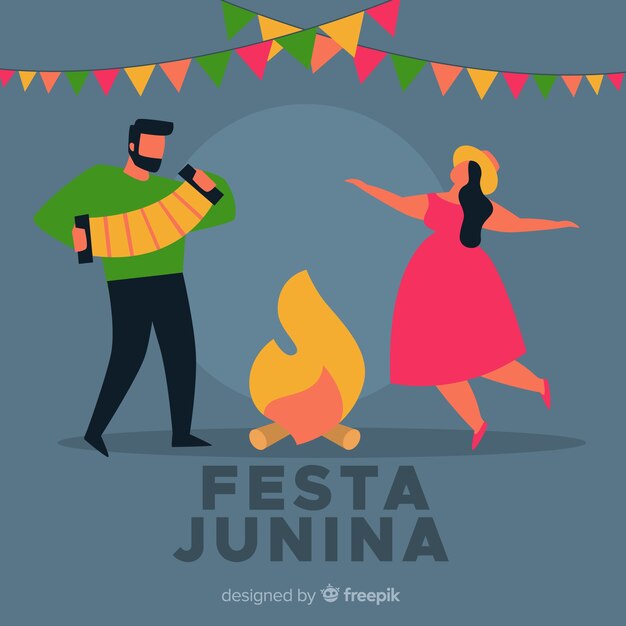 Fond plat festa junina