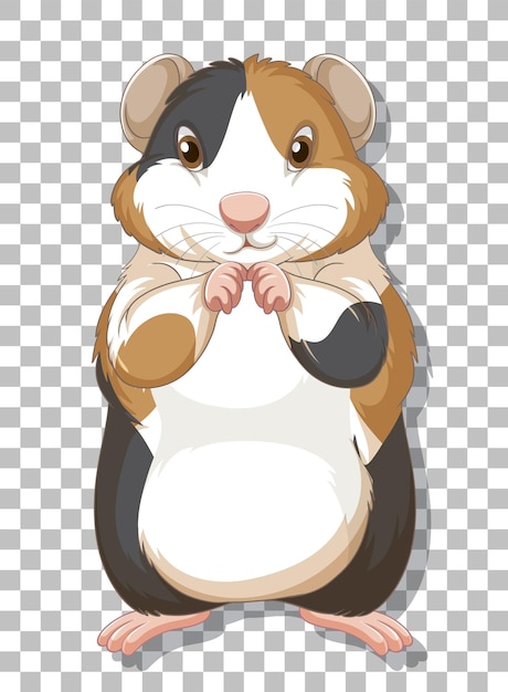 Vecteur gratuit hamster en style cartoon