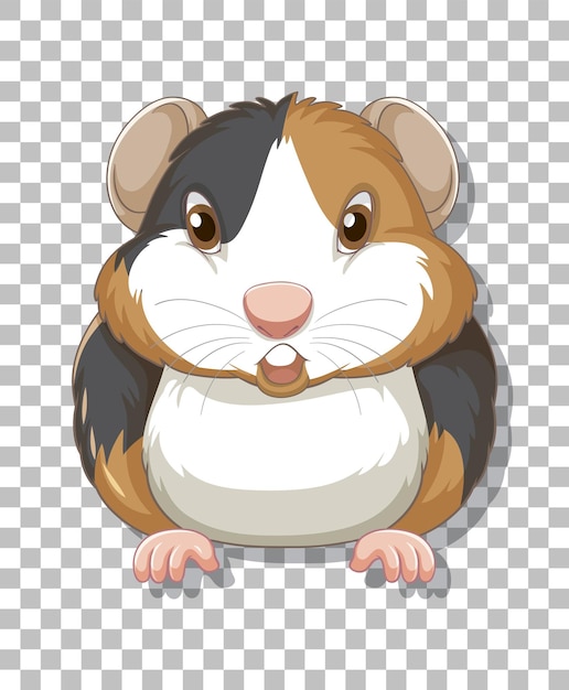 Vecteur gratuit hamster en style cartoon