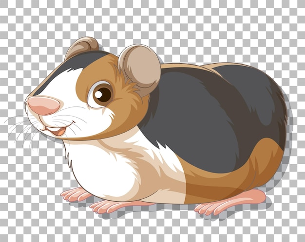 Vecteur gratuit hamster en style cartoon