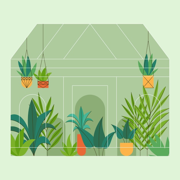 Illustration du jardin botanique