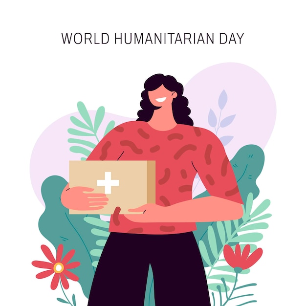 Illustration de la journée humanitaire mondiale