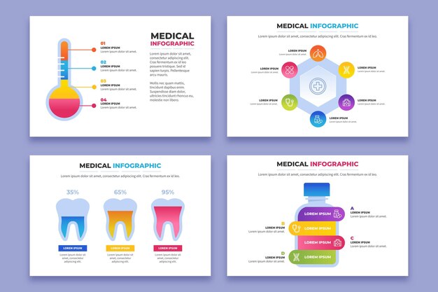 Infographie médicale dégradée