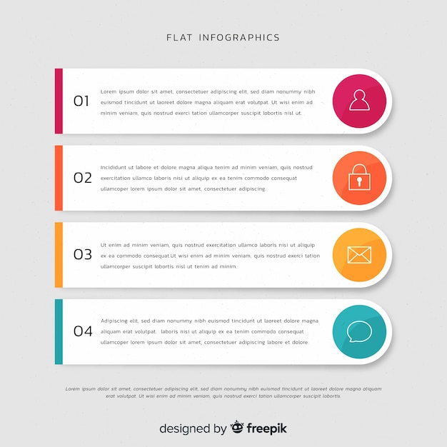 Infographie à plat