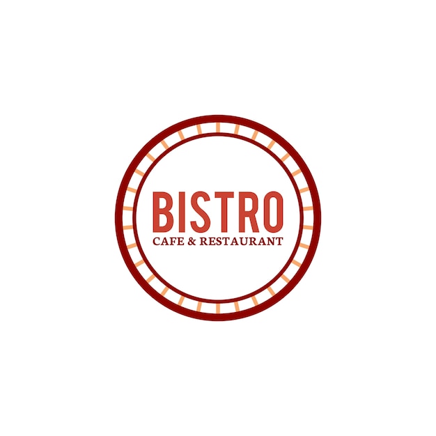 Logo de bistrot café et restaurant