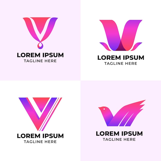 Modèle de collection de logo V