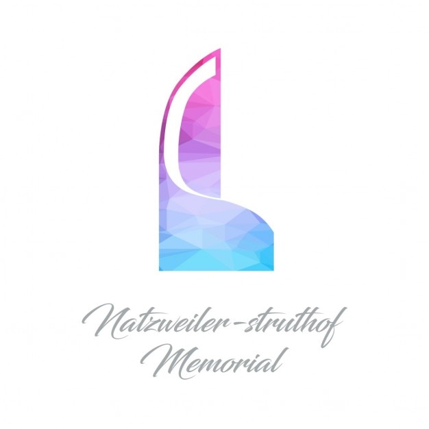 Vecteur gratuit natzweilerstruthof memorial logo polygone