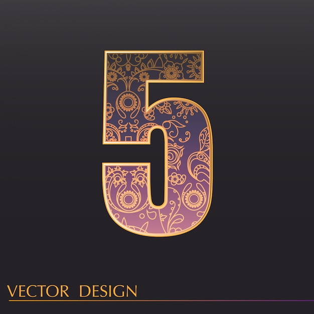 Vecteur gratuit ornamental 5 background