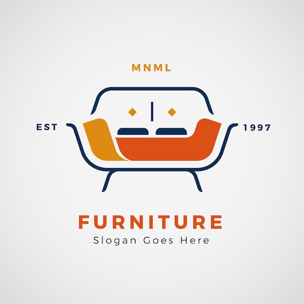 Présentation du logo du mobilier minimaliste