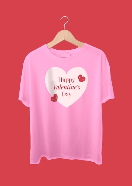 T-shirt mignon pastel joyeuse Saint-Valentin