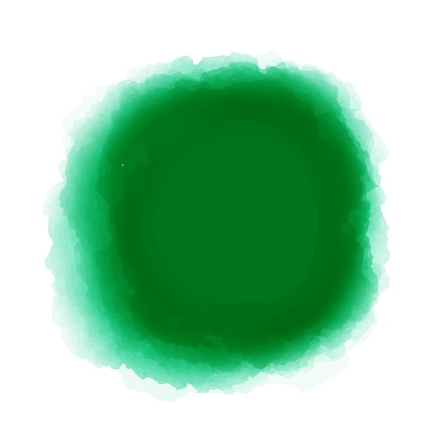 Vecteur gratuit tache d&#39;aquarelle verte