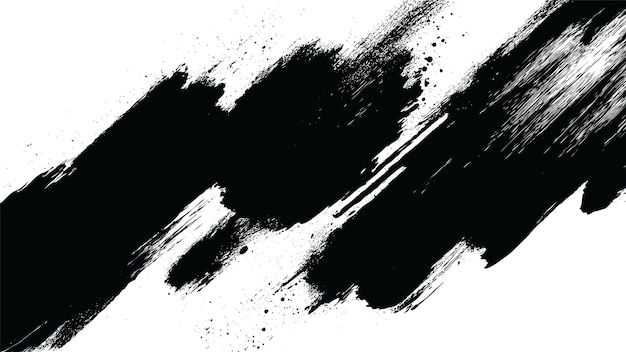 Vecteur gratuit texture de traits d'encre noire