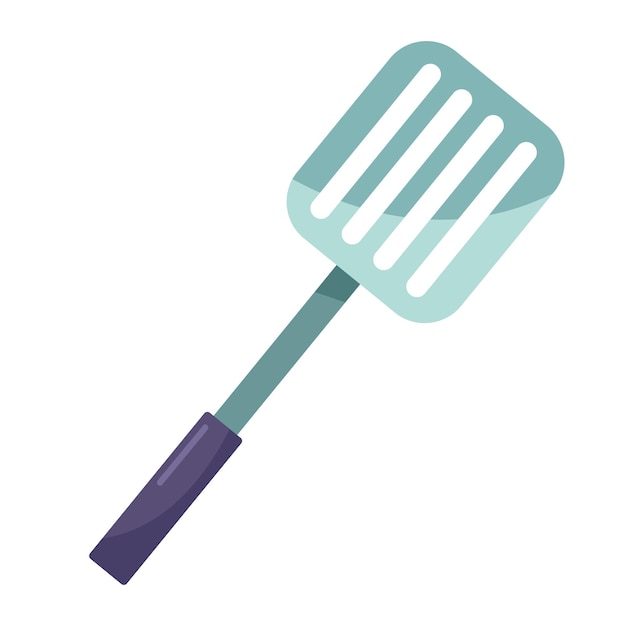 Vecteur gratuit ustensile spatule de cuisine