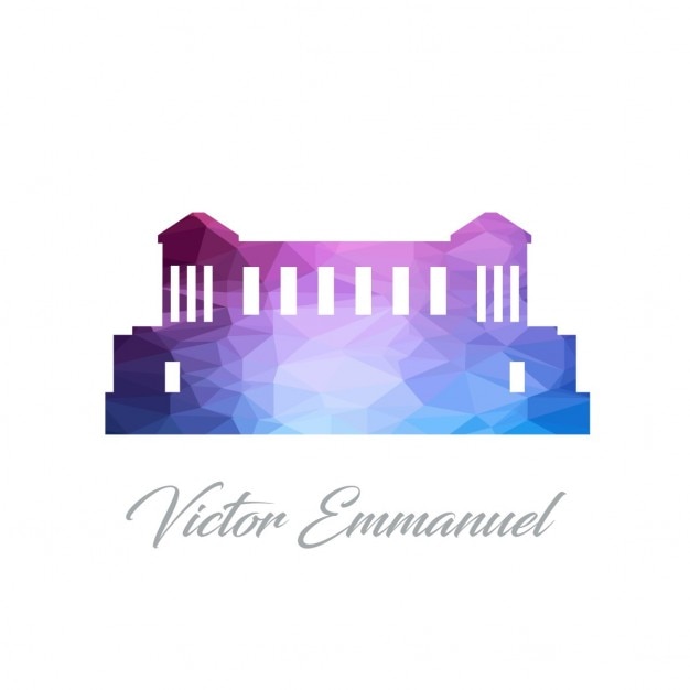 Vecteur gratuit victor emmanuel monument logo