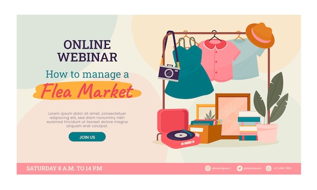 Webinaire brocante d'occasion