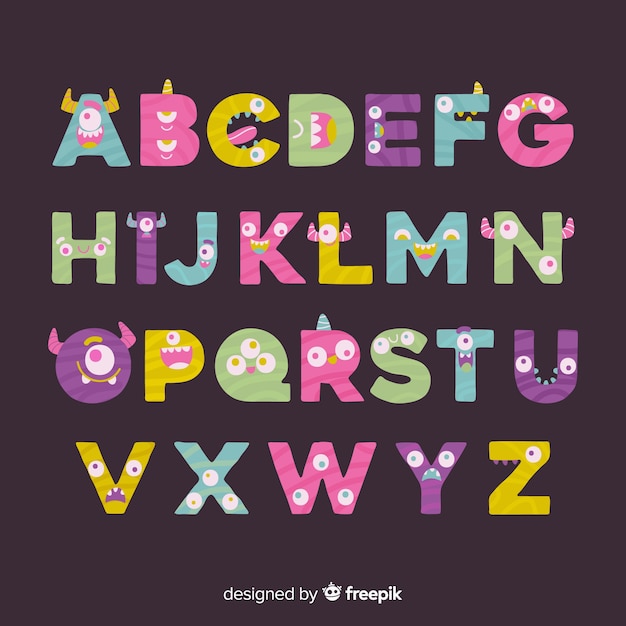 Alphabet monstres