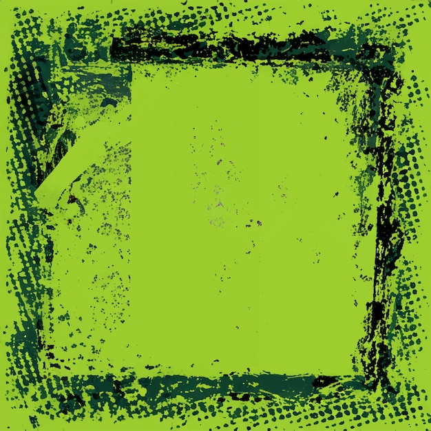 Cadre rectangulaire grunge abstrait