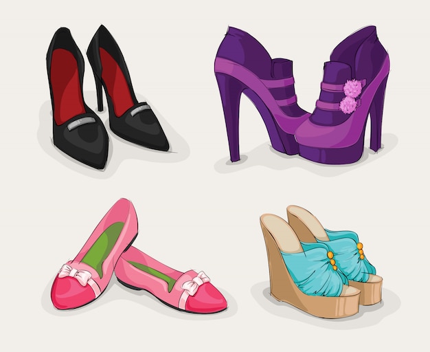 Collection de chaussures femme