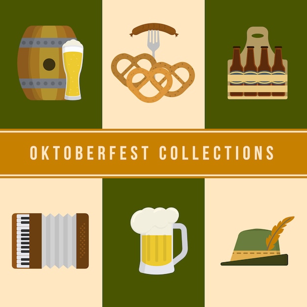 Collection d&#39;éléments Oktoberfest