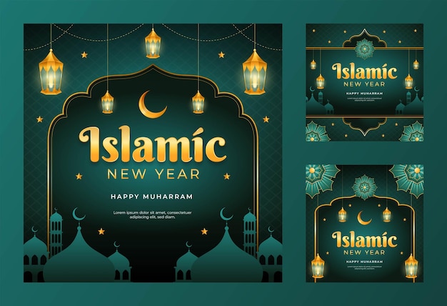 Collection de publications Instagram du Nouvel An islamique