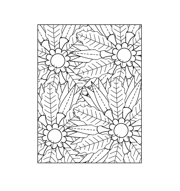 Coloriage Mandala Floral