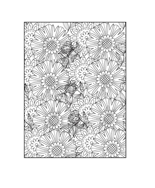 Coloriage Mandala Floral