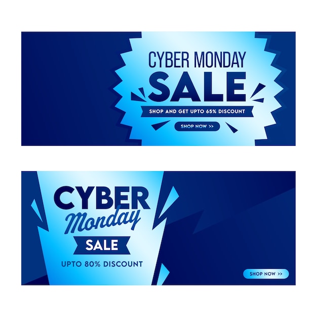 Conception d'affiche de vente Cyber Monday avec offre de réduction