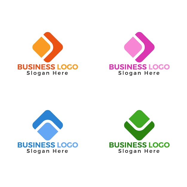 Conceptions de logo d'entreprise vectorielle