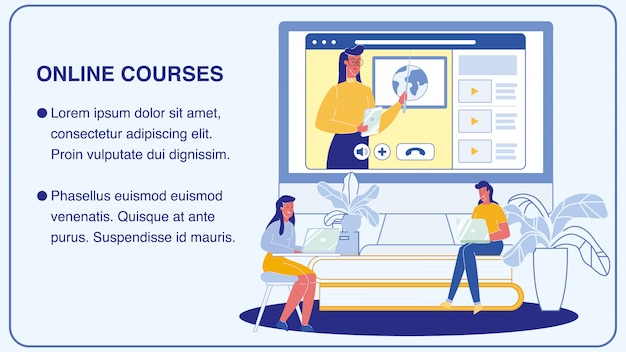 Vecteur cours en ligne, configuration universitaire