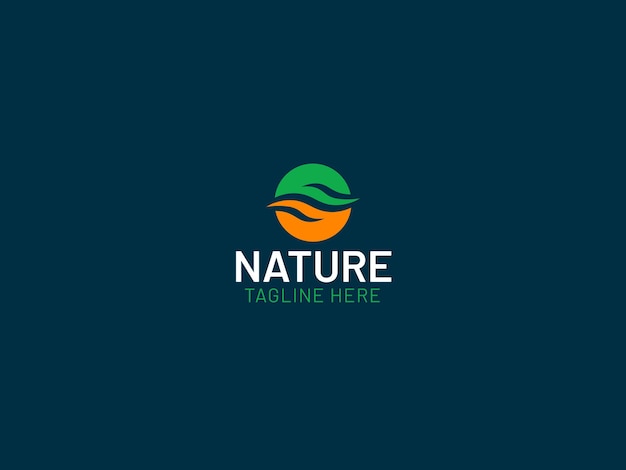 Vecteur création de logo d'entreprise nature