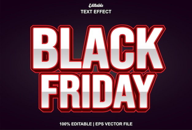 Effet de texte Black Friday modifiable