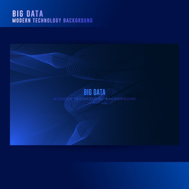 Fond de concept Big Data