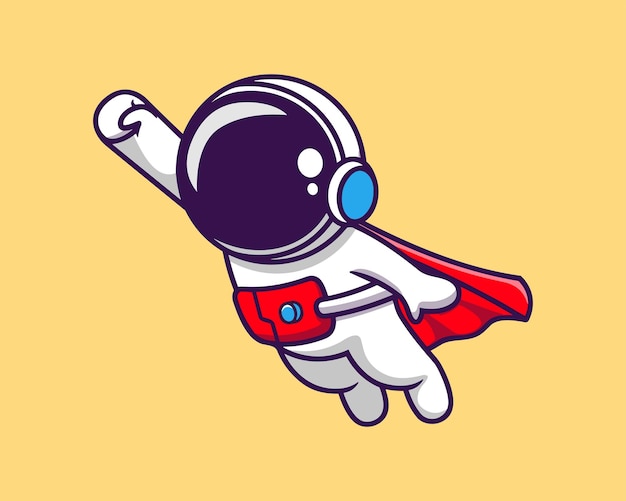 Vecteur free_astronaut_super_flying_vector_designeps