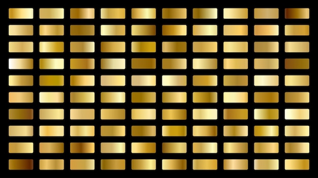 Vecteur le gradient d'or, le métal d'or et le vecteur d'or