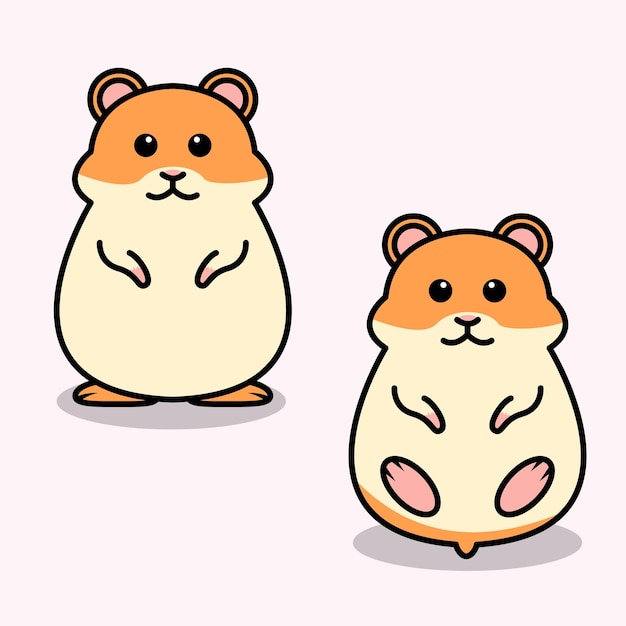 Vecteur hamster l'illustration