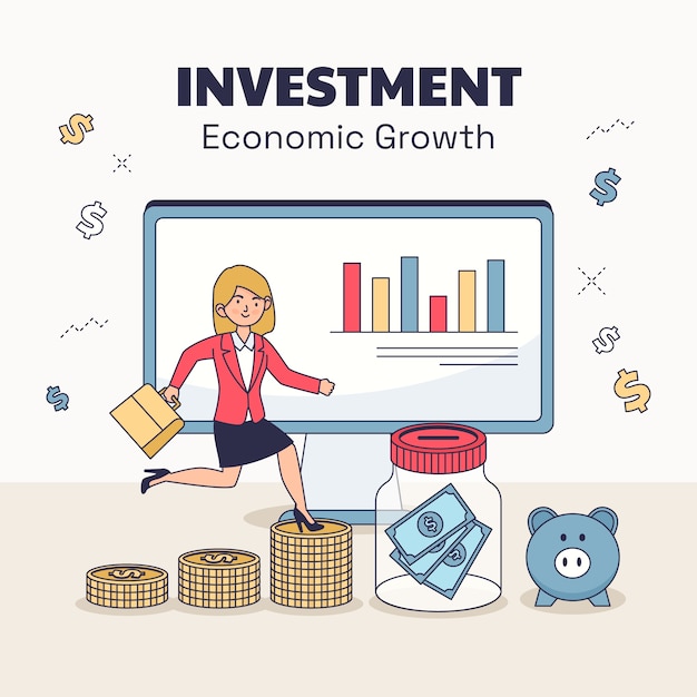 Illustration de l'investissement et des opportunités commerciales