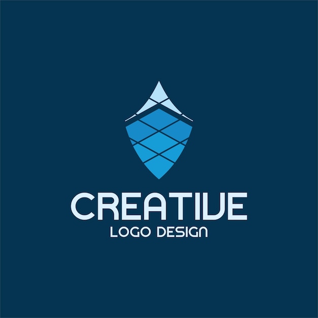 illustration de logo abstrait, conception de vecteur moderne simple