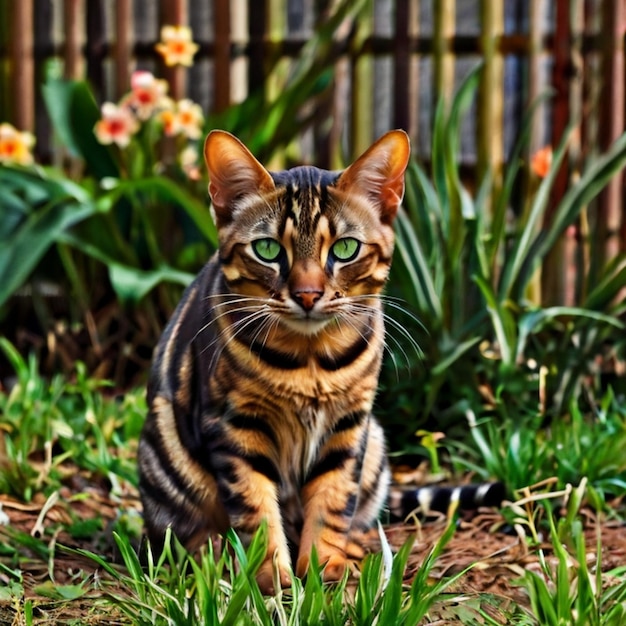 Vecteur l'image du chat et du chaton