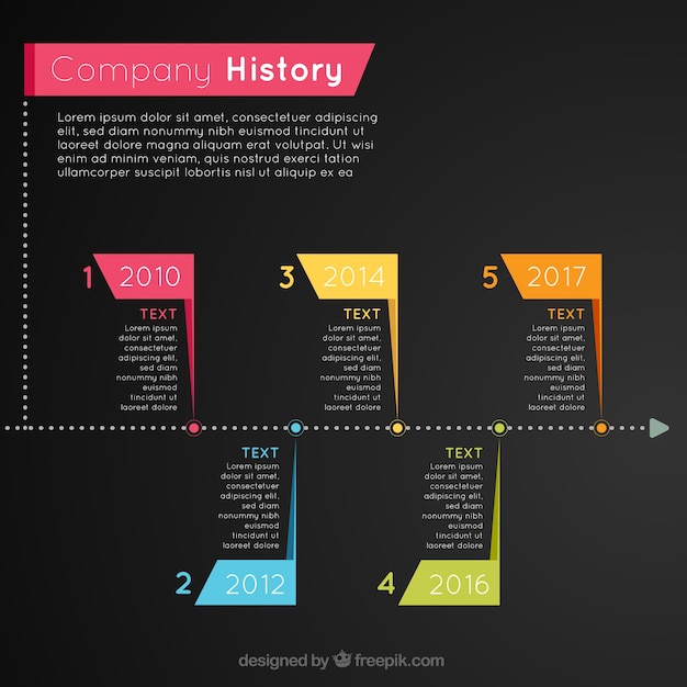 Vecteur infographie de l&#39;entreprise professionnelle