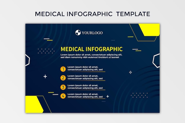 Infographie médicale dégradée