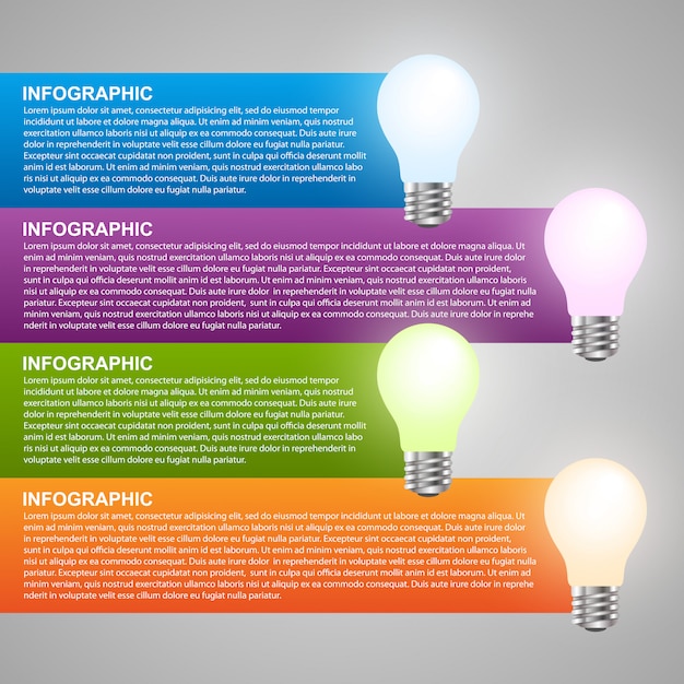 Infographie pour les présentations d'entreprises.